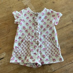 Zara Combination Floral Jumpsuit